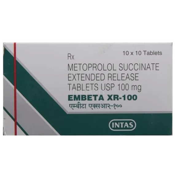 embeta xr 100mg tablet 10's